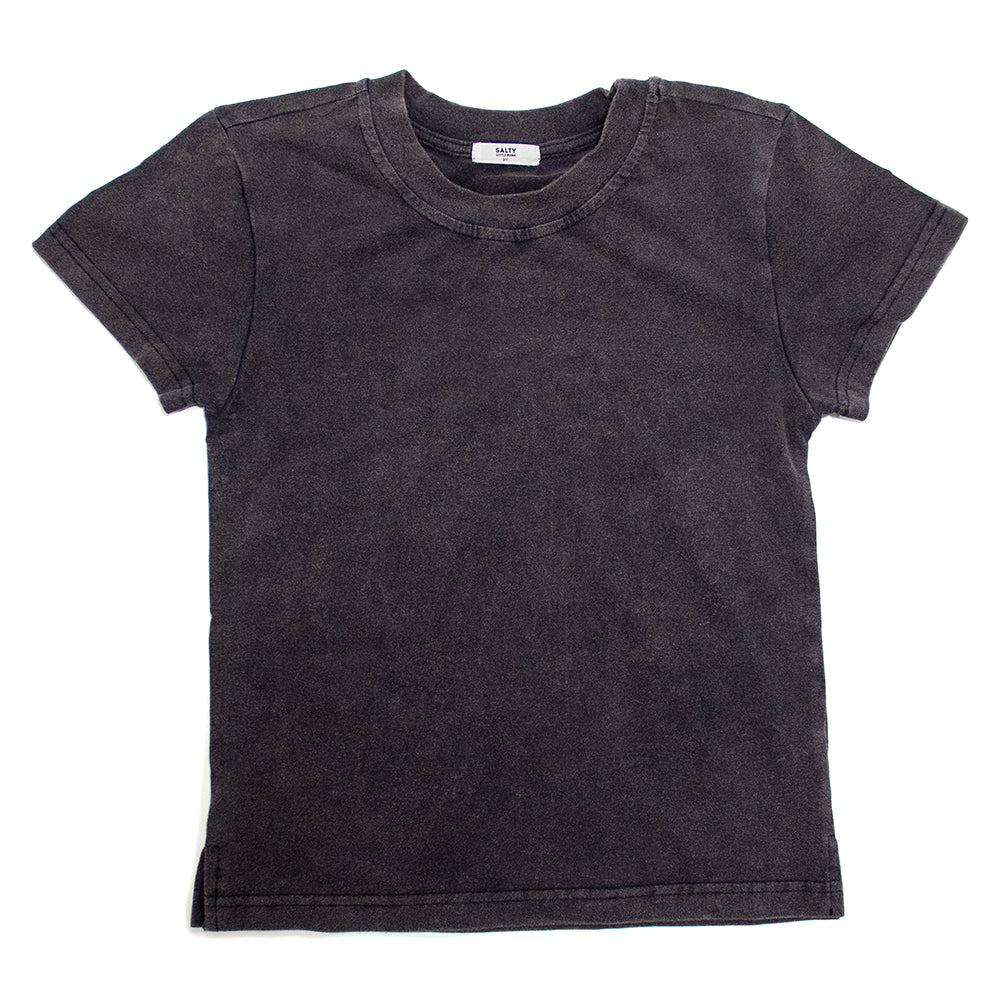 Salty Set Shirt in Vintage Black - Salty Little Bums