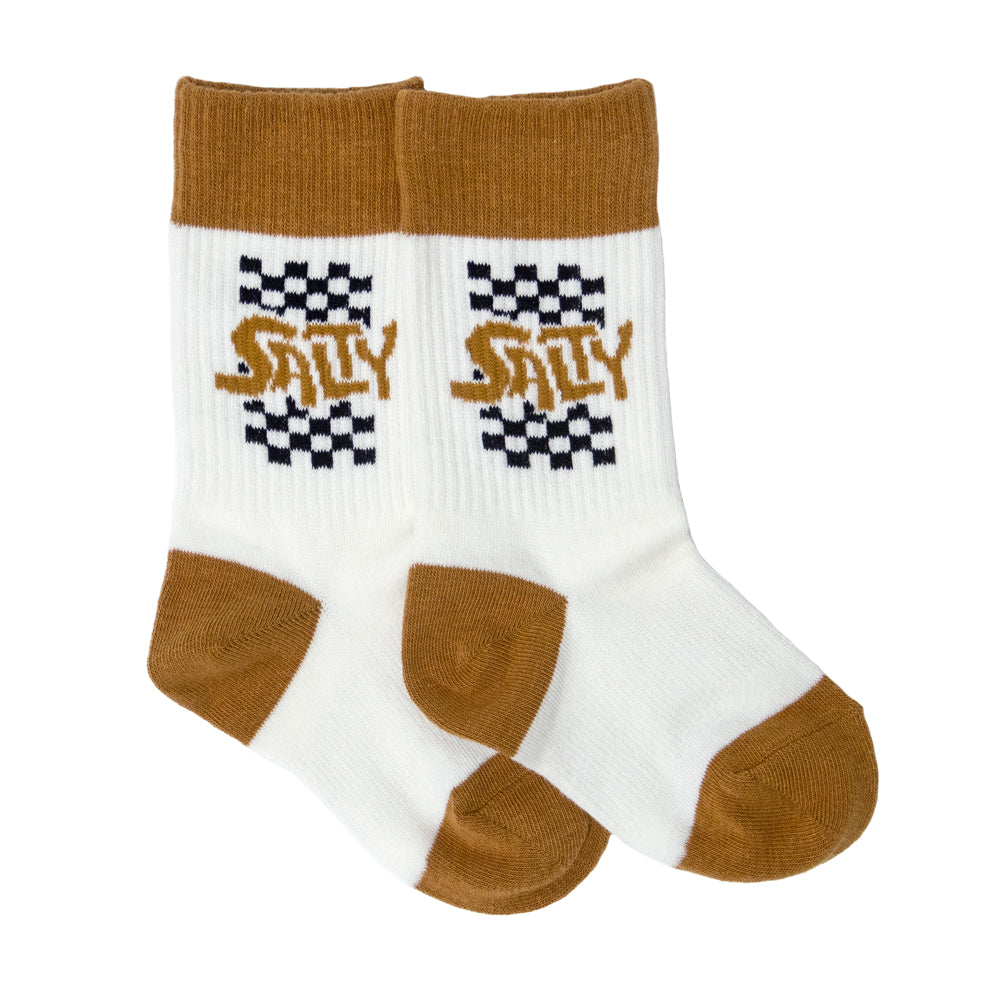 Salty Checker Tube Socks - Salty Little Bums